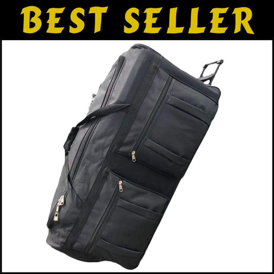 Durable 36-Inch Wheeled Luggage Bag - Large Capacity for Easy Organization