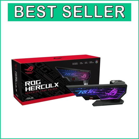 Durable Zinc Alloy Graphics Card Holder with Spirit Level & Adjustable Height