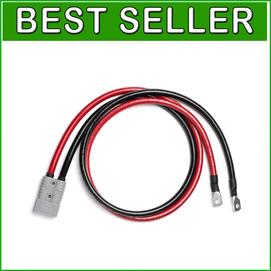 American-Made 2ft Heavy-Duty Battery Cable with Quick Disconnect System