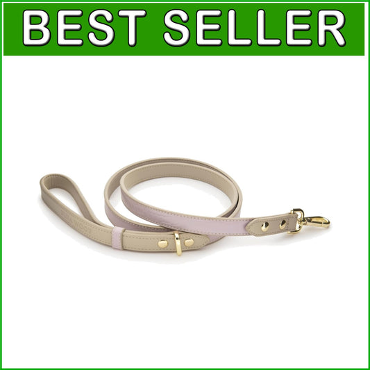 4ft Padded Milan Dog Leash - Stylish Vegan Leather Lead for Medium & Large Dogs