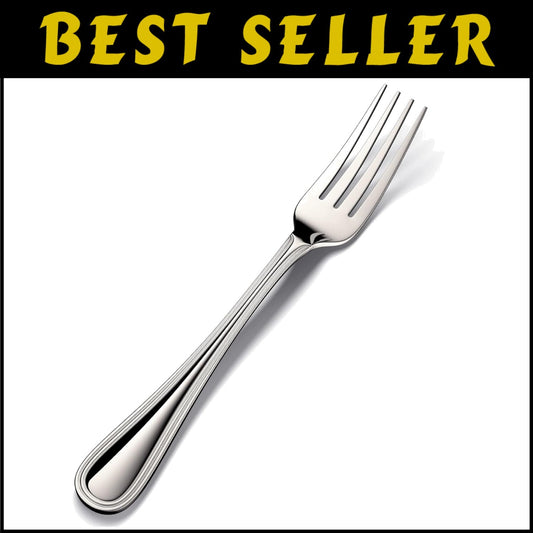 Classic 18/10 Stainless Steel Dinner Forks, 8-Inch - Durable & Stylish Set of 12