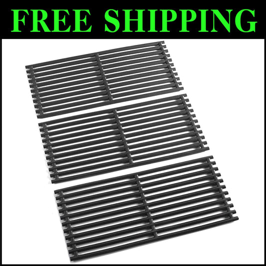 17" Cast Iron Replacement Grates for Charbroil Tru Infrared Gas Grills - 3 Pack