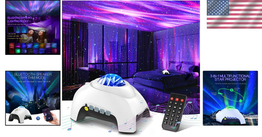 Elegant Star Projector & Sound Machine with 33 Effects and Remote – Perfect Gift
