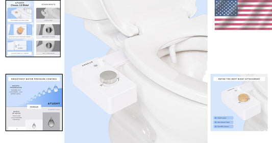 Classic 3.0 Self-Cleaning Bidet Attachment with Adjustable Water Nozzle Control