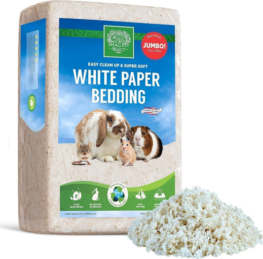 178L Jumbo Dust-Free Paper Bedding for Small Animal Habitats - Comfort & Clean