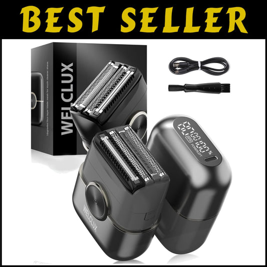 Compact Cordless Electric Razor with Dual-Speed Modes for Ultimate Comfort