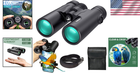 Durable 10x42 Binocular with Smart Phone Mount for Stunning Wildlife Observation