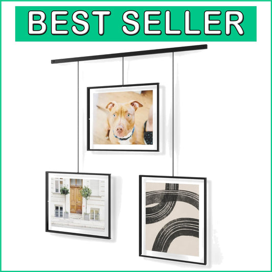 Versatile Wall Frame Set for Multi-Photo Display - Ideal for Living Spaces