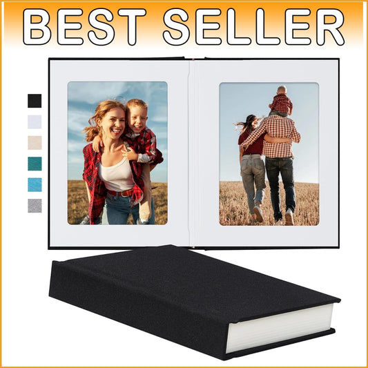 Customizable 5x7 Photo Book with Thick Pages - Perfect for Family Memories