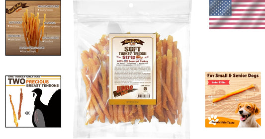 Hypoallergenic Grain-Free Turkey Dog Treats - Ideal for Small Breeds 1 lb