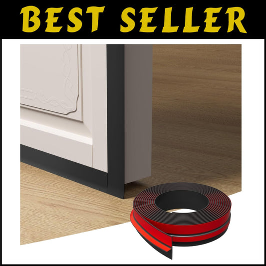 40ft Windproof Silicone Weather Stripping for Doors & Windows - Soundproof Seal