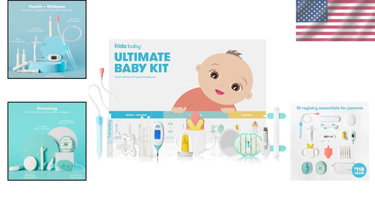 Ultimate Baby Care Set - Teething Toys, Skin Soothers & Safety Grooming Tools