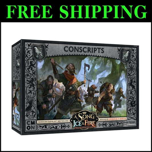 Night's Watch Conscripts Miniatures - Versatile Troop Options for Strategy Games