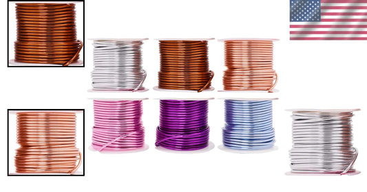 Flexible 12 Gauge Anodized Aluminum Wire Set - Sculpting and Jewelry Crafting
