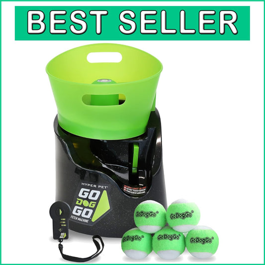 Interactive GoDogGo Fetch Machine: Automatic Dog Ball Launcher for Active Play