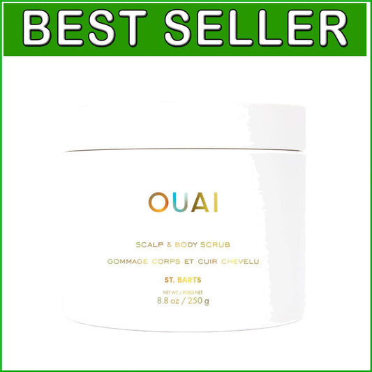 St. Barts Coconut Oil Sugar Scrub - Luxurious Exfoliant for Smooth Skin 8.8 Oz