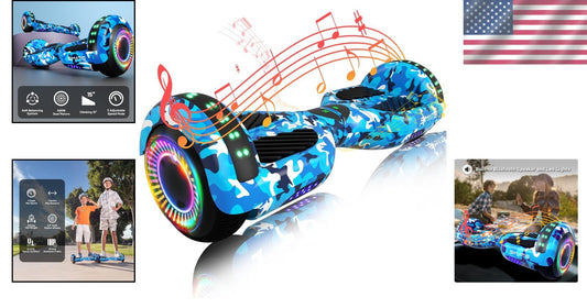 Durable Self-Balancing Hoverboard with Bluetooth - Perfect Gift for Everyone