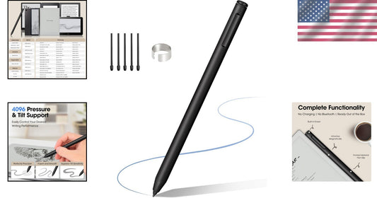 Ergonomic Stylus with Magnetic Attachment & 4096 Pressure Levels for EMR Devices