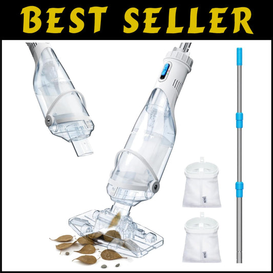 Handheld Cordless Pool Vacuum Cleaner with Strong Suction - For All Pool Types