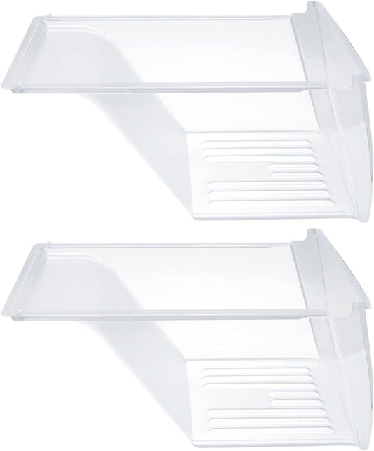 Durable 2-Pack Refrigerator Crisper Drawers - Frigidaire & Kenmore Compatible
