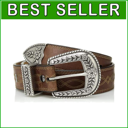 Cotton Women's Fatbaby Center Stitch Belt - 34' Brown Essential for Fashionistas