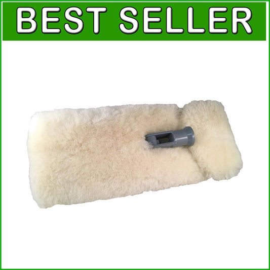 Compact 13" Lambswool Wash Pad with 4-Way Swivel Holder - Easy Vehicle Care