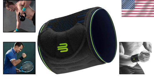 Lightweight 3D AirKnit Wrist Support Strap - Ideal for Weightlifting & Crossfit