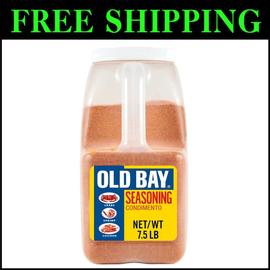 Unlock Bold Flavors with OLD BAY Seasoning - 7.5 lb for Cooking and Grilling