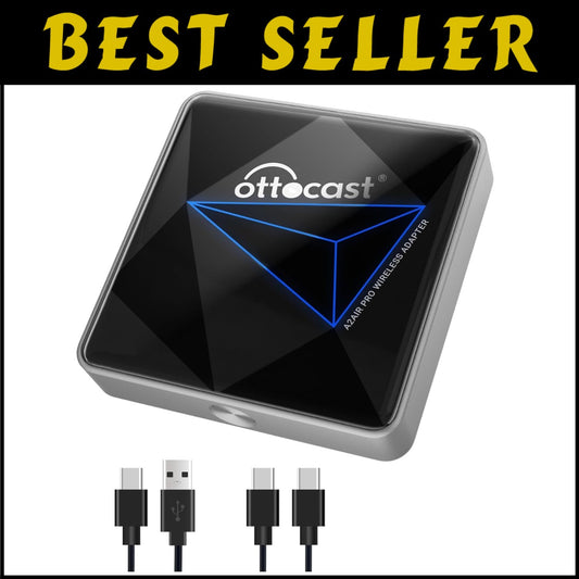 Upgrade to Wireless Android Auto - Dual-Band WiFi Adapter with Low Latency