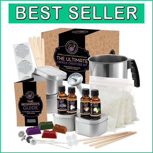CraftZee Candle Making Kit for Beginners: Create Beautiful Scented Candles