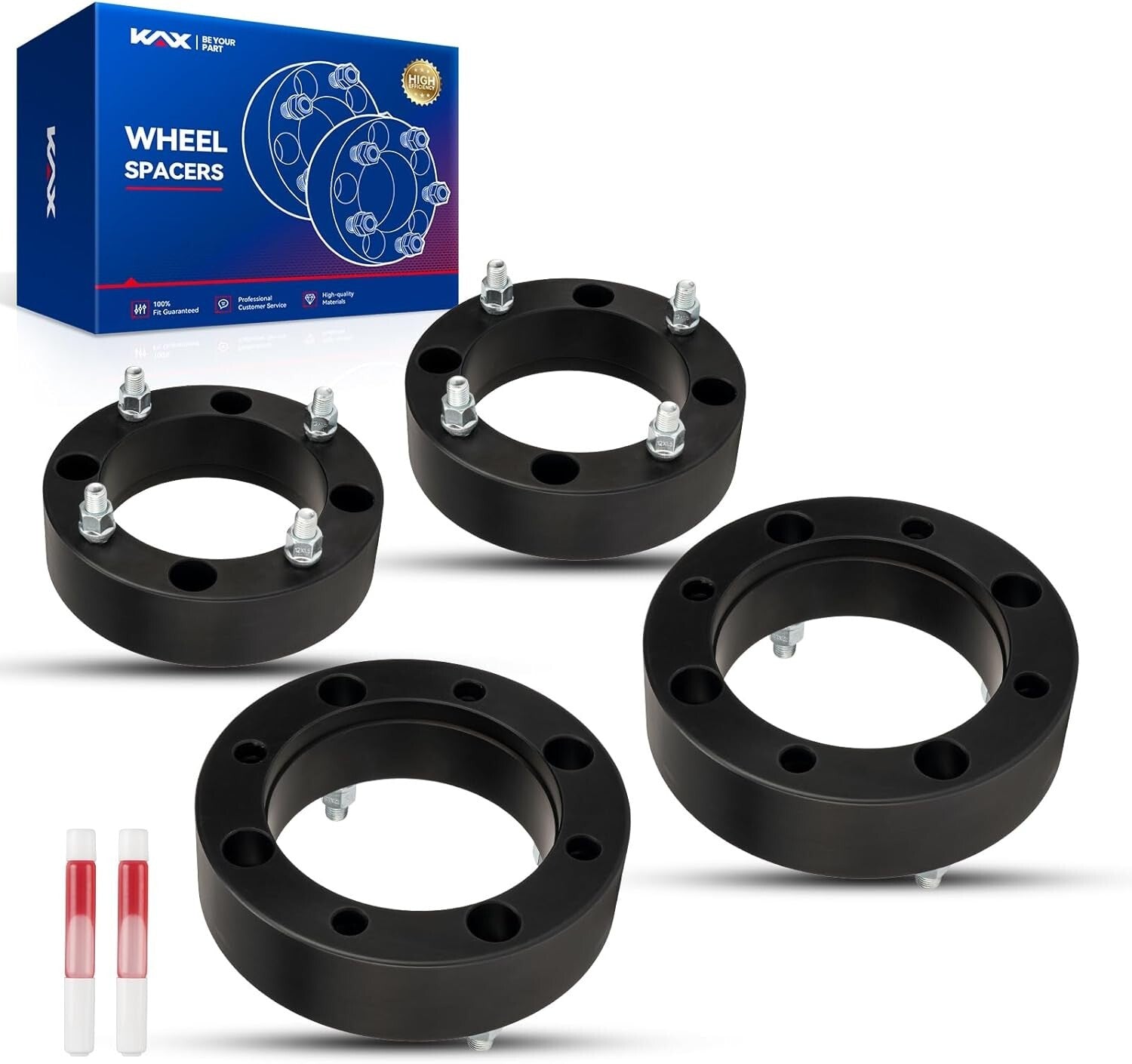 Forged Aluminum 4x156 ATV Wheel Spacers, 2 Inch Thick for Improved Stability