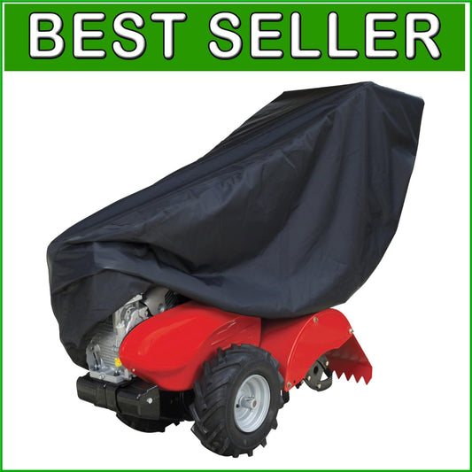 Durable Weather Protection Rototiller Cover - Fits Most Models, 47x23x42 inches