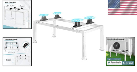 Anti-Vibration Mini Split Ground Stand for Outdoor AC Unit Installation