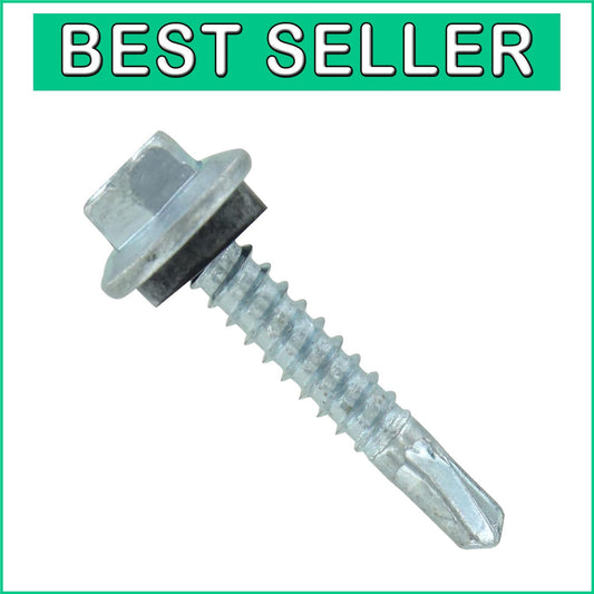 1-1/4" Maxx Steelbinder Screws - Galvanized Metal Fasteners for Roofing Projects