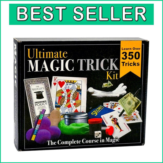 350 Magic Tricks in One Kit: Detailed Instructions & Easy Online Learning Access