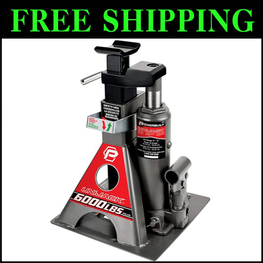 Heavy Duty Hydraulic Jack with Safety Ratchet for Secure Vehicle Lifting