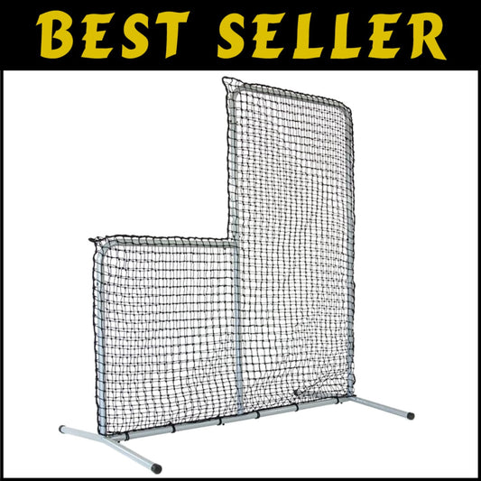 84" Adjustable Baseball & Softball Safety Screen - Ambidextrous, Easy Setup Net