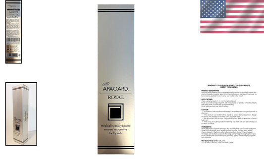 Tooth Polish Royal 135g Unflavored Medicated Toothpaste for Optimal Dental Care