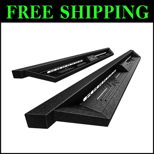 6-Inch Double Tube Alloy Steel Running Boards for Ram 1500/2500/3500 Trucks