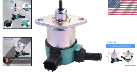 12V Fuel Shut Off Solenoid Compatible with Kubota D-Series – Easy Installation