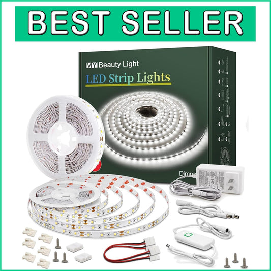 Bright 24V Dimmable LED Strip Lights 65.6ft - Color Changing for Home Ambiance