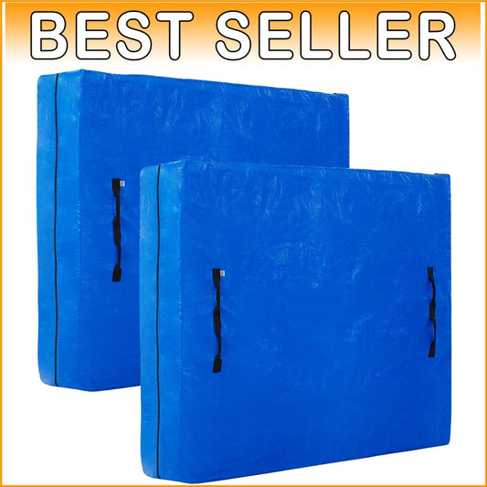 Full Size Mattress Cover Protectors - Waterproof, Reusable, Heavy Duty - 2 Pack