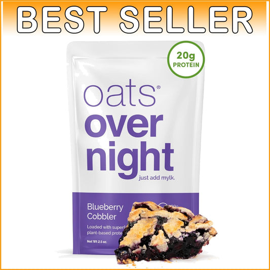 20g Protein Vegan Breakfast Shake - Blueberry Cobbler, Gluten-Free, 16 Servings