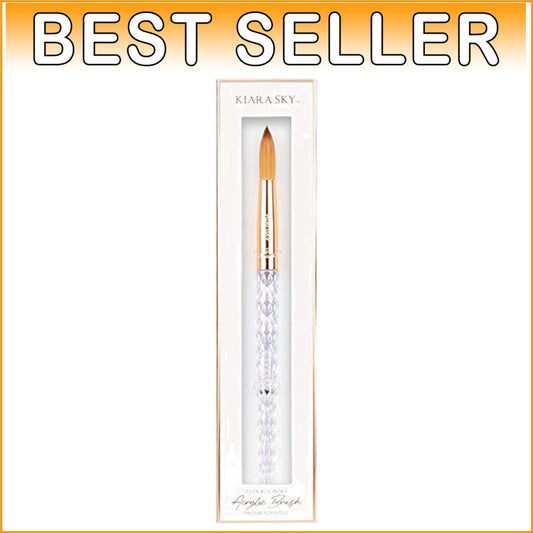Durable Acrylic Brush with Kolinsky Hair - Acetone Resistant & Precise Control