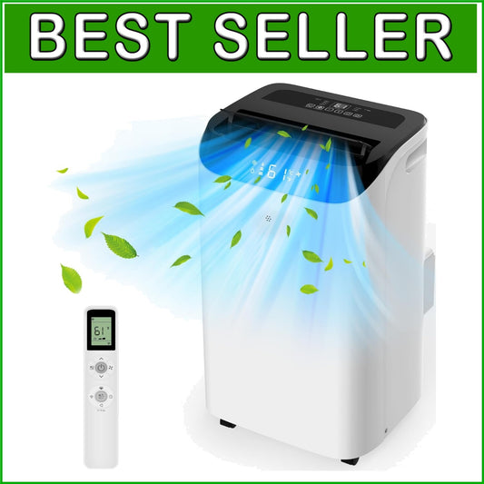 14000 BTU 3-in-1 Portable AC with Remote for 700 sq.ft - Cooling & Dehumidifying