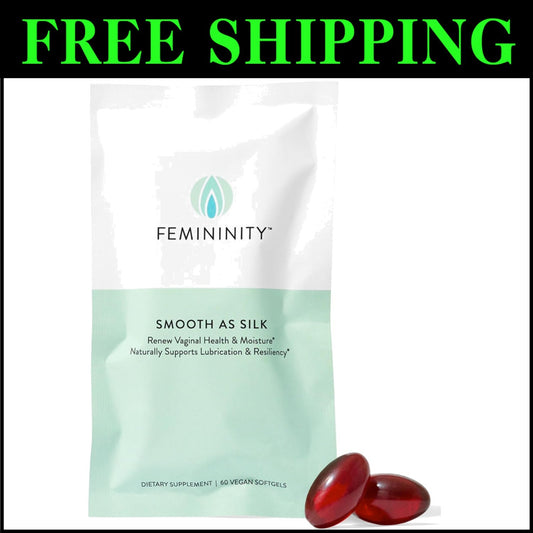 Daily Hydration Softgels: Femininity Smooth as Silk 60ct for Women's Wellness