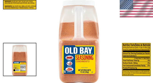 7.5 lb OLD BAY Seasoning - Elevate Your Seafood and Dish Flavors with Ease