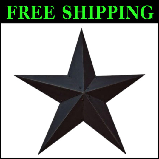 Americana-Inspired 48-Inch Barn Star with Braided Rope – Eye-Catching Decor
