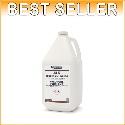 Ferric Chloride Copper Etchant Solution, 4L Liquid - Aggressive Metal Etching