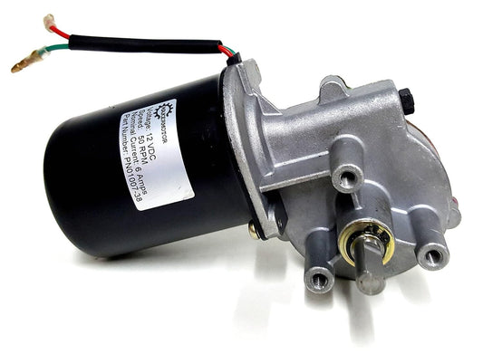 Energy-Efficient Reversible Gear Motor, 12V DC, 50 RPM - Ideal for DIY Projects